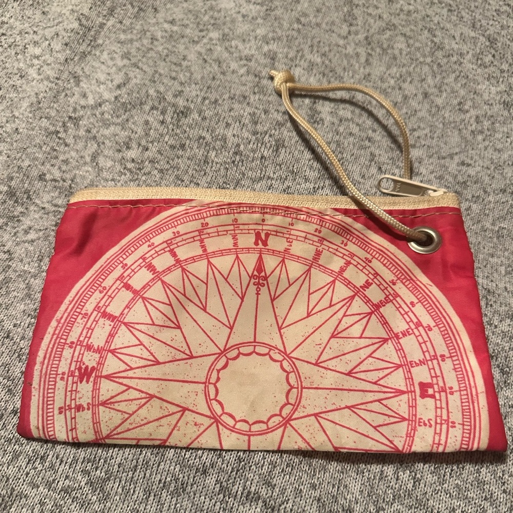 Pink Compass Sea Bag wristlet